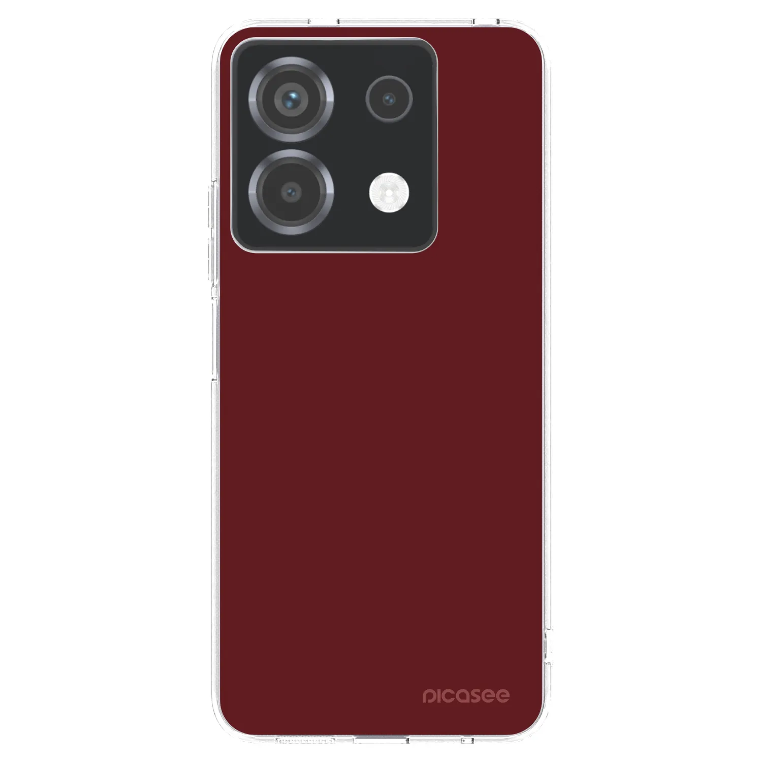 Picasee átlátszó szilikon tok az alábbi mobiltelefonokra Xiaomi Poco X6 - Red Bliss