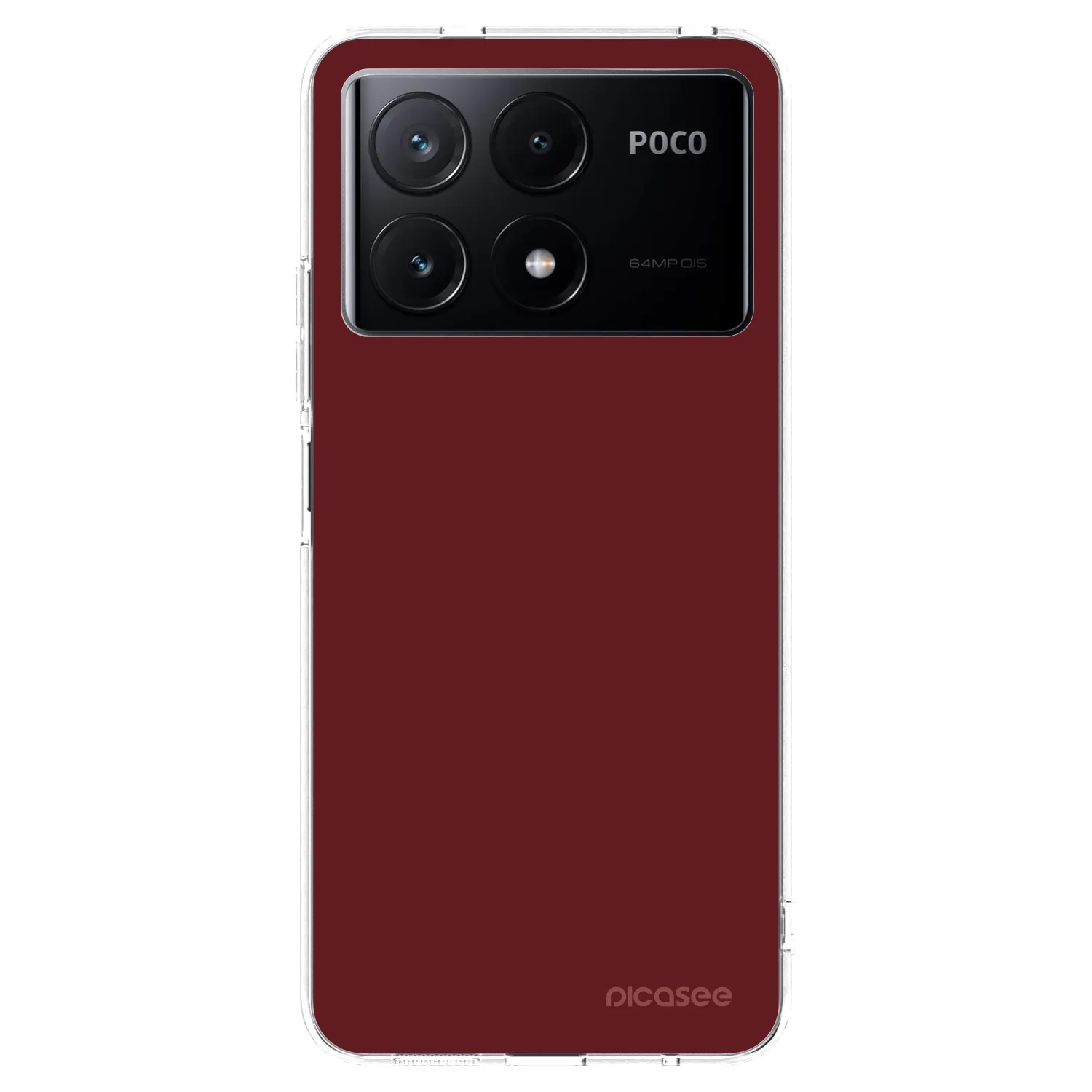 Picasee átlátszó szilikon tok az alábbi mobiltelefonokra Xiaomi Poco X6 Pro - Red Bliss