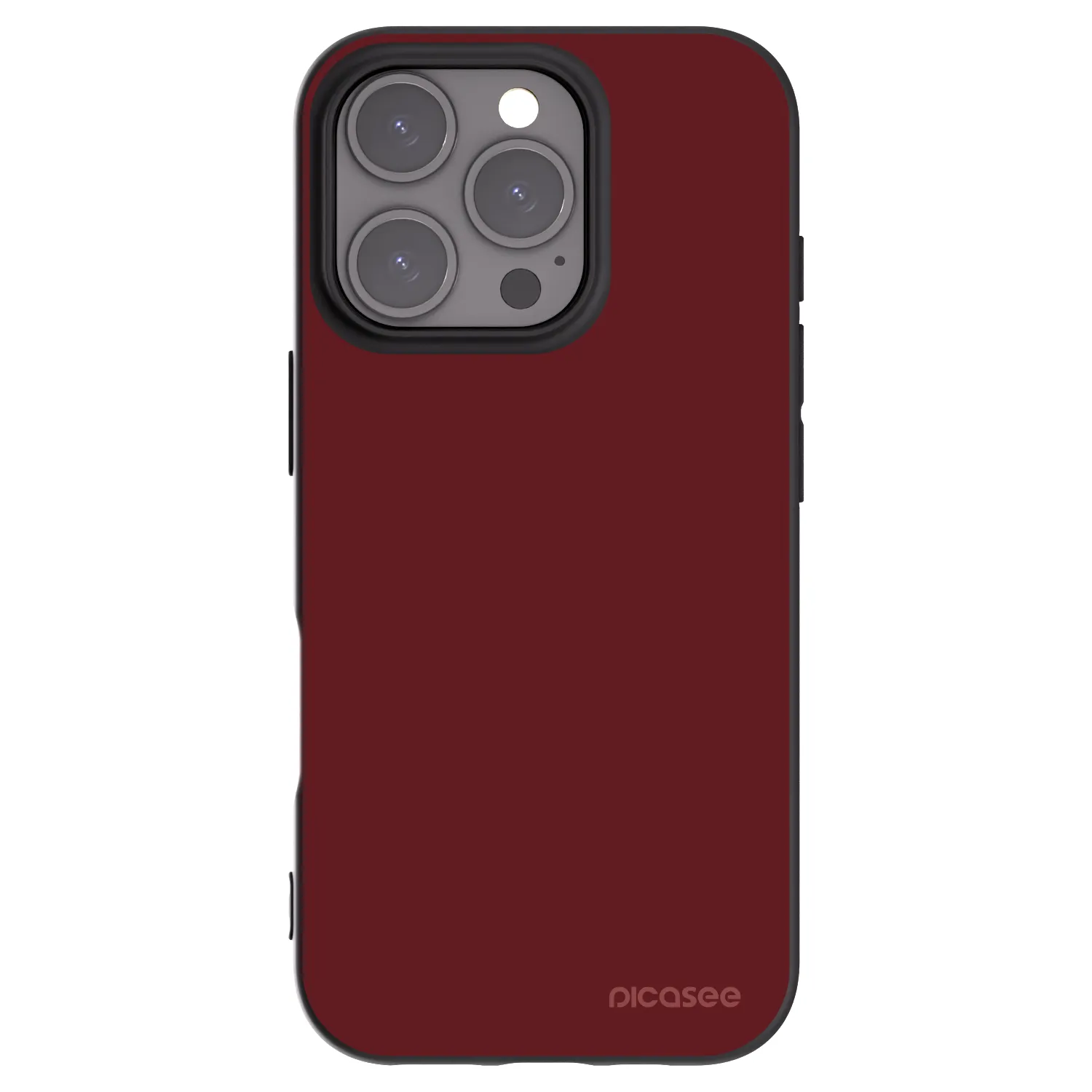 Picasee fekete szilikon tok az alábbi mobiltelefonokra Apple iPhone 16 Pro - Red Bliss
