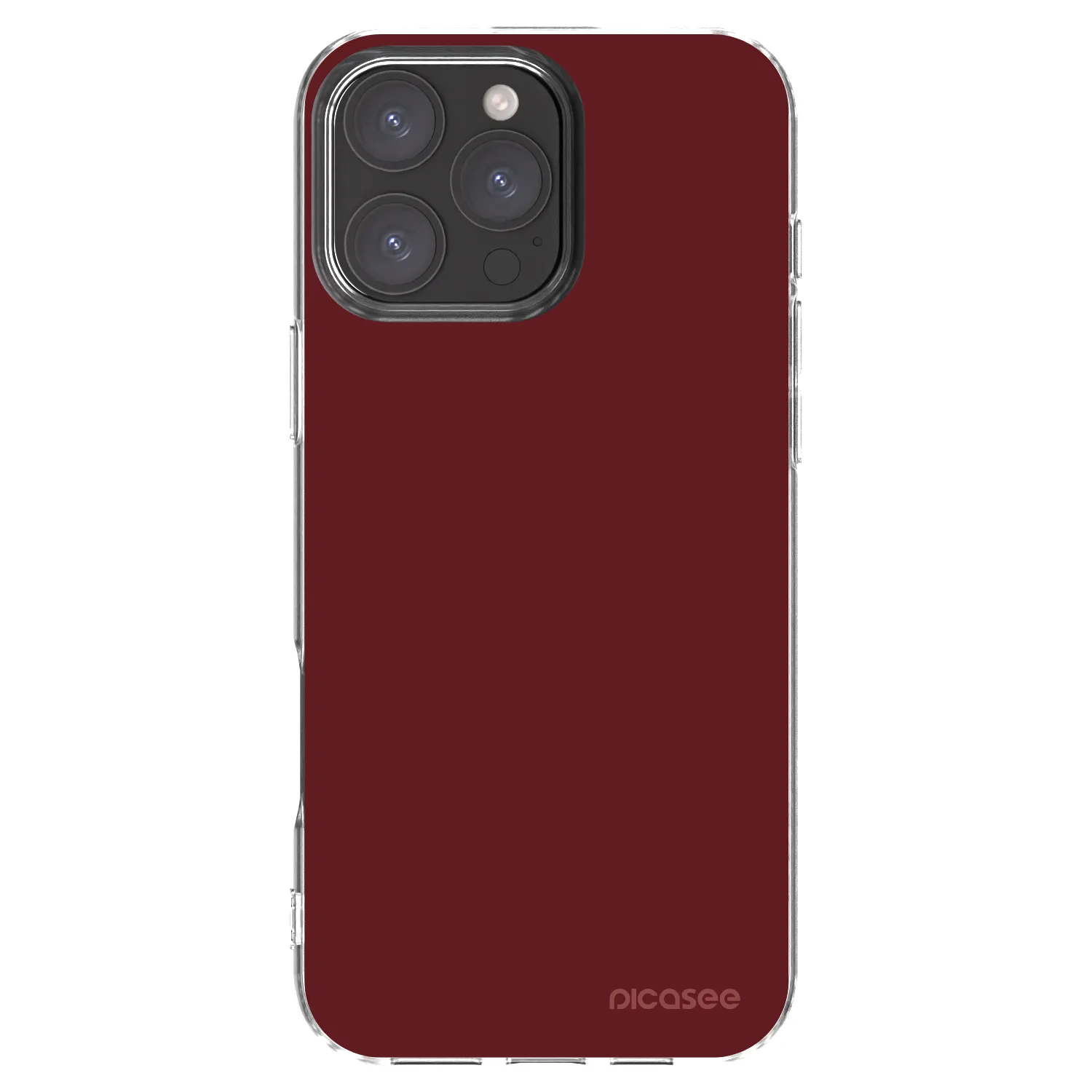 Picasee átlátszó szilikon tok az alábbi mobiltelefonokra Apple iPhone 16 Pro Max - Red Bliss