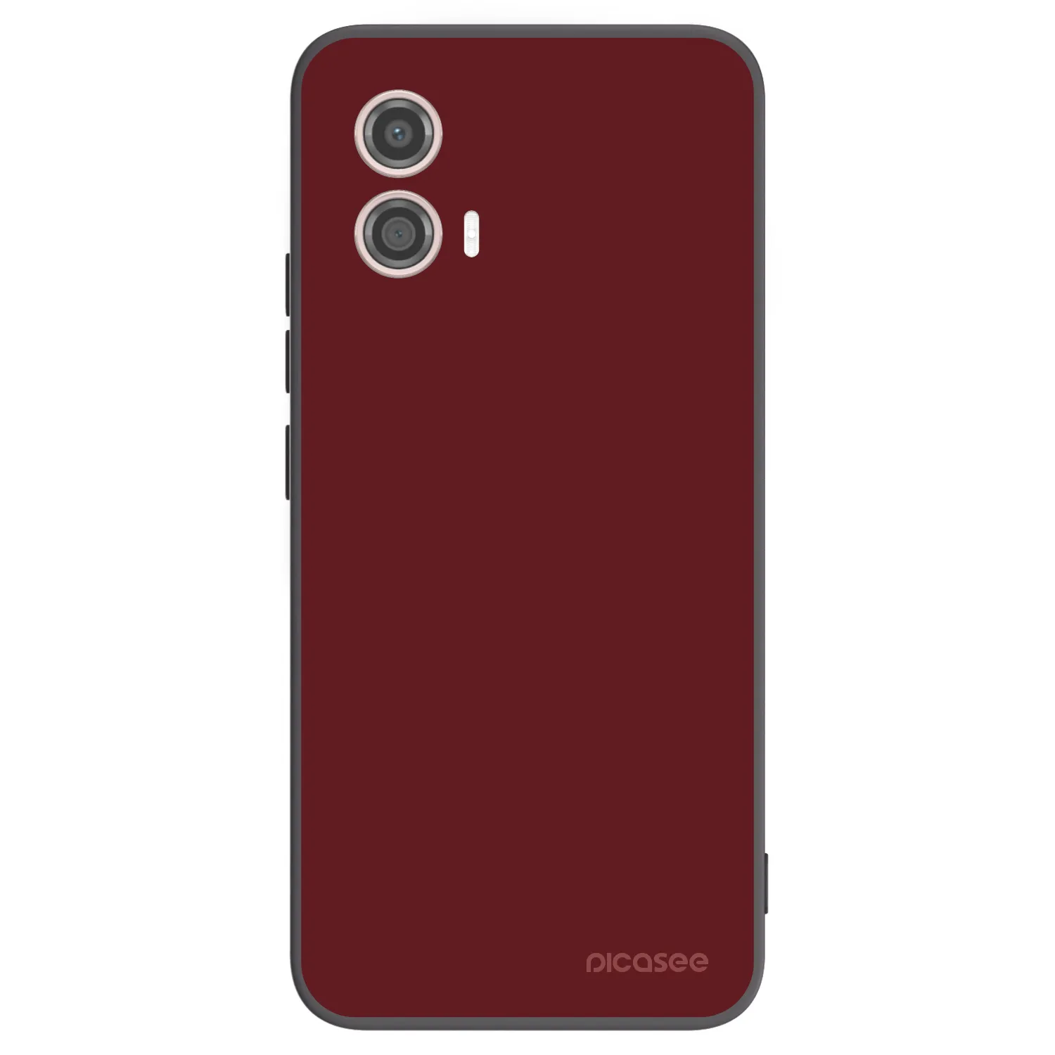 Picasee fekete szilikon tok az alábbi mobiltelefonokra Motorola Moto G53 5G - Red Bliss