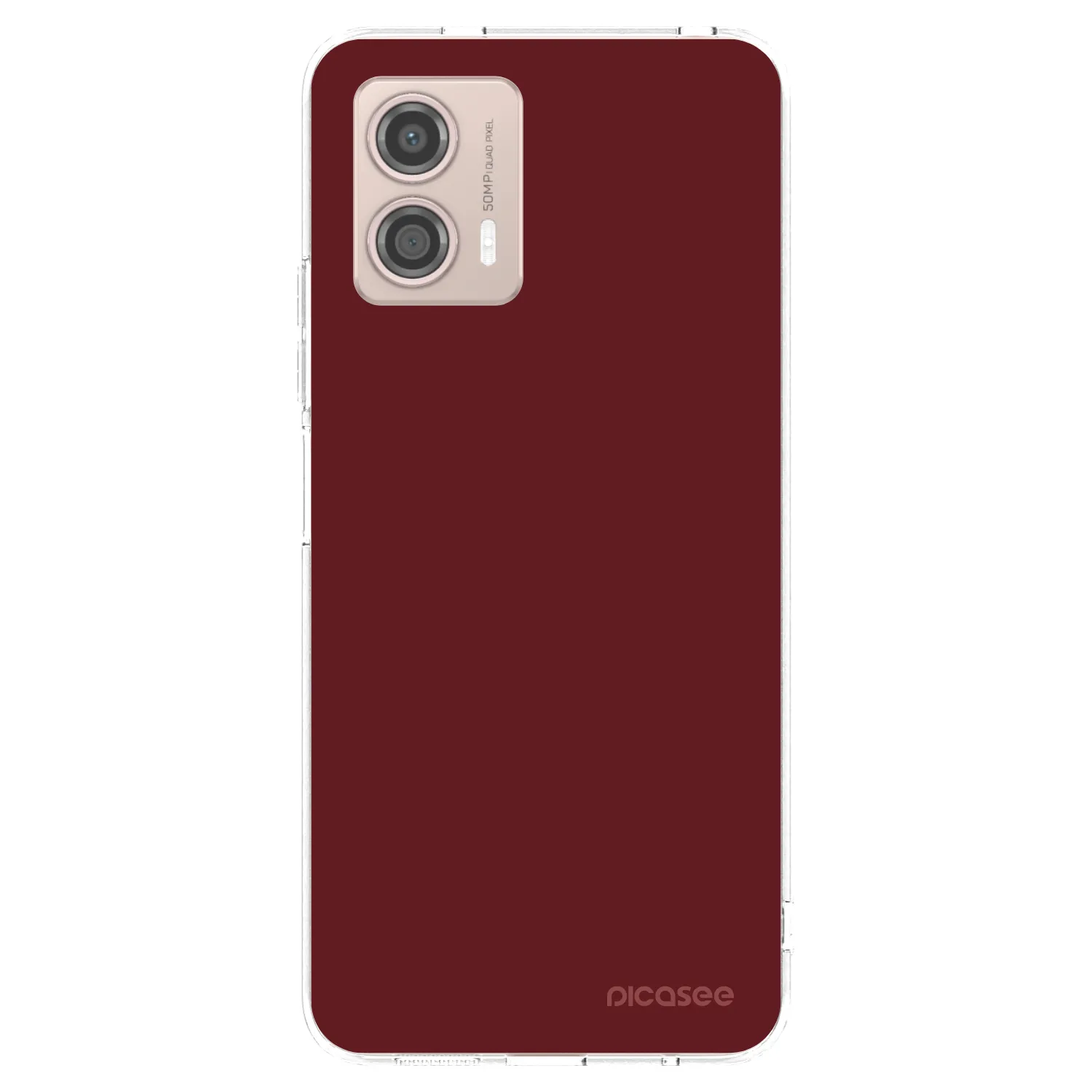 Picasee átlátszó szilikon tok az alábbi mobiltelefonokra Motorola Moto G53 5G - Red Bliss