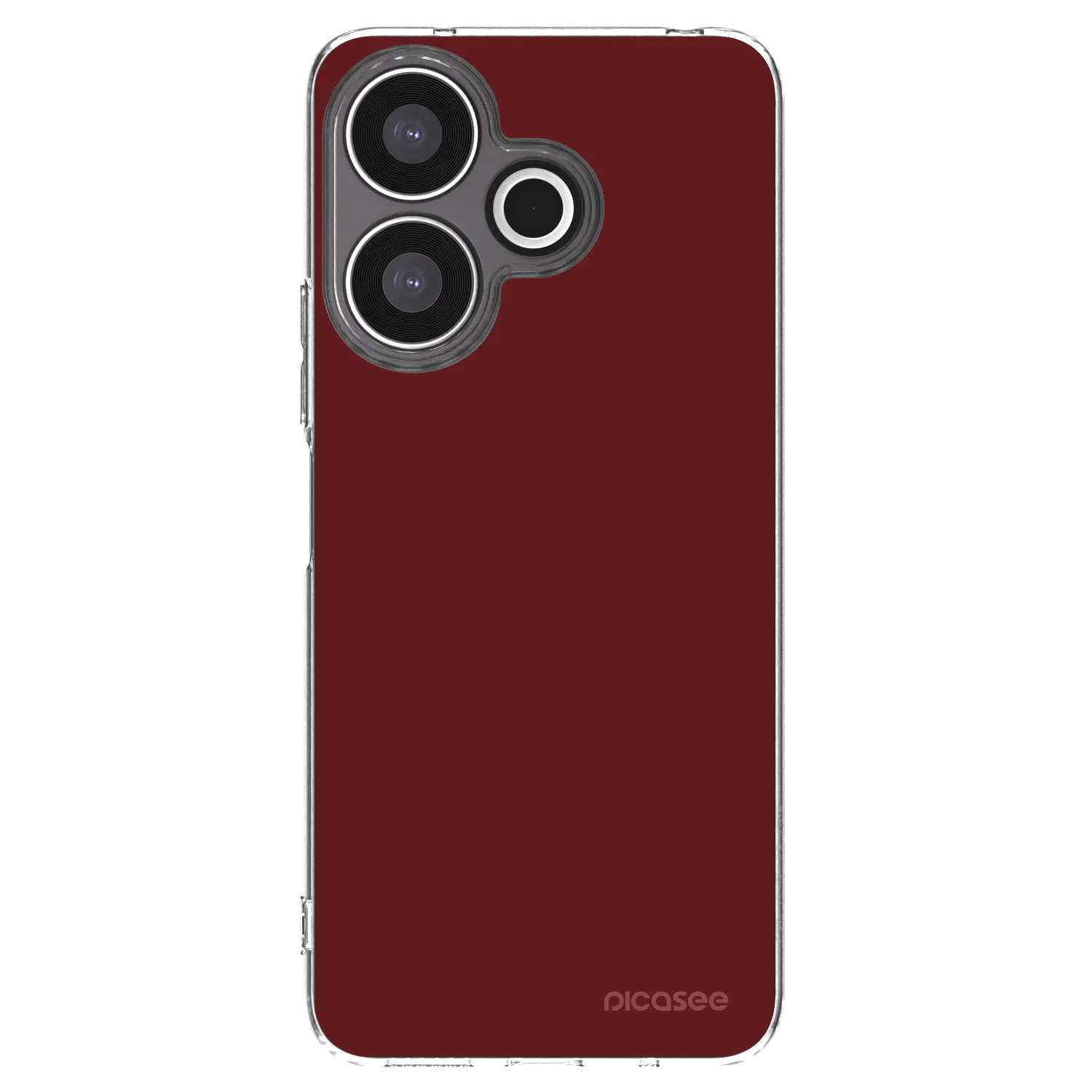 Picasee átlátszó szilikon tok az alábbi mobiltelefonokra Xiaomi Redmi 13 4G - Red Bliss