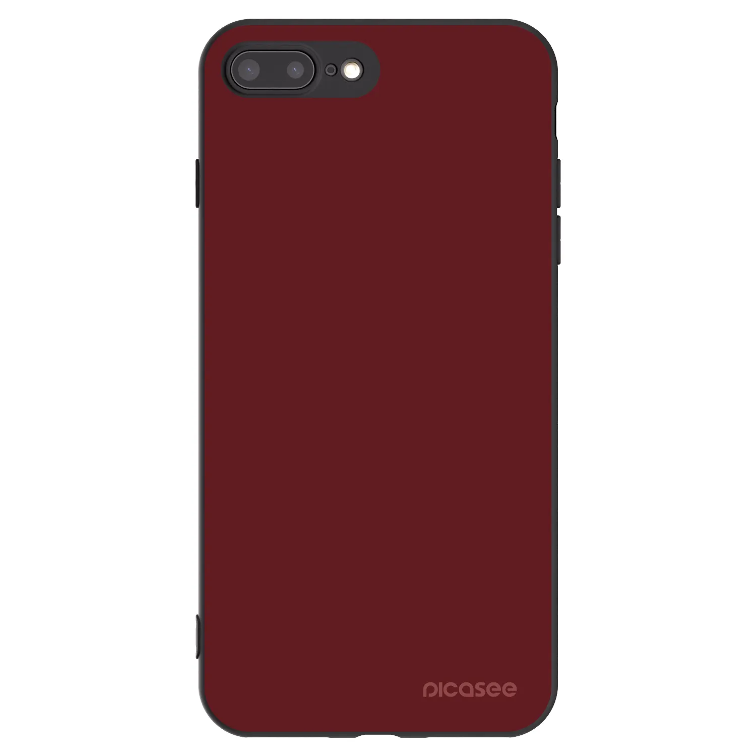 Picasee fekete szilikon tok az alábbi mobiltelefonokra Apple iPhone 7 Plus - Red Bliss