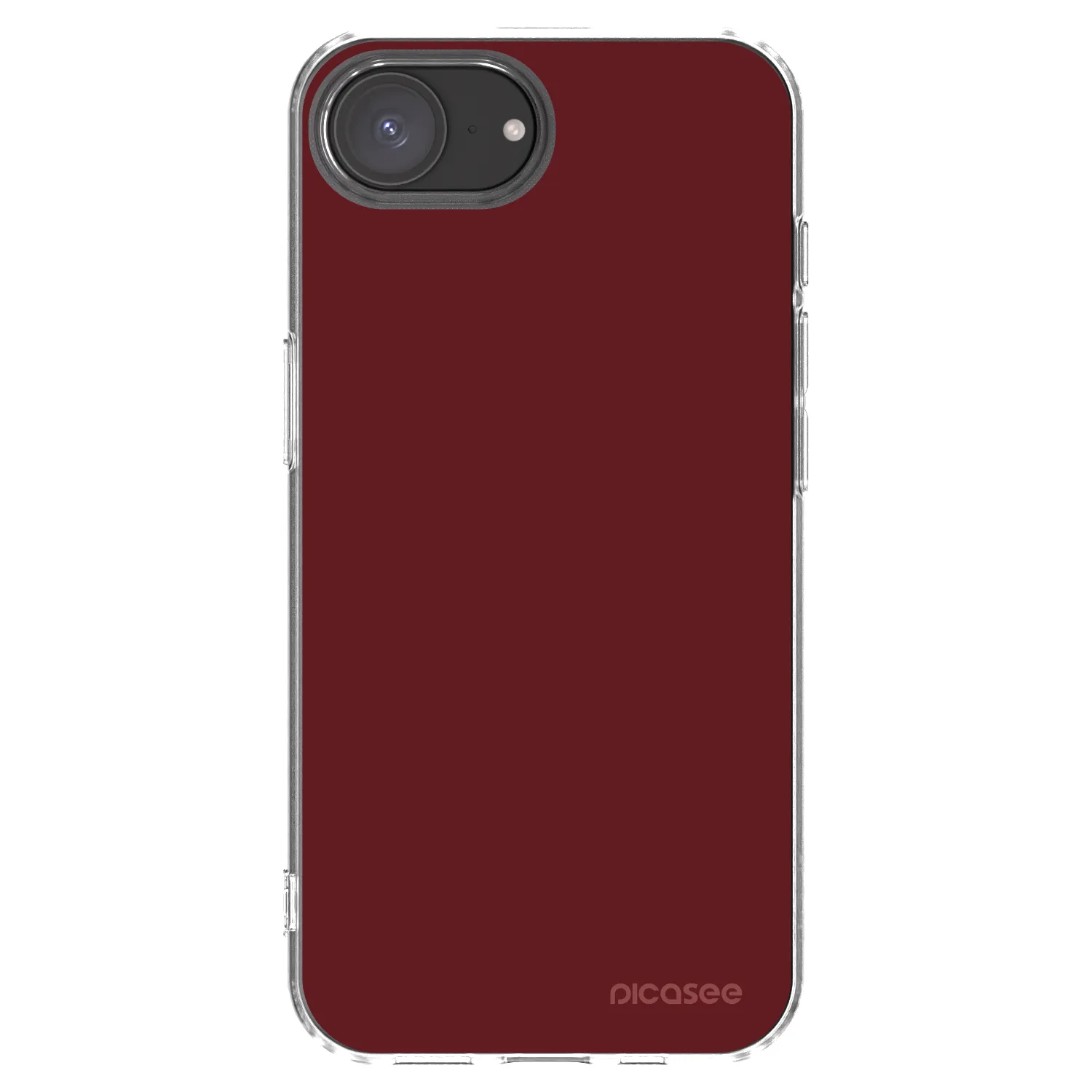 Picasee átlátszó szilikon tok az alábbi mobiltelefonokra Apple iPhone 16e - Red Bliss