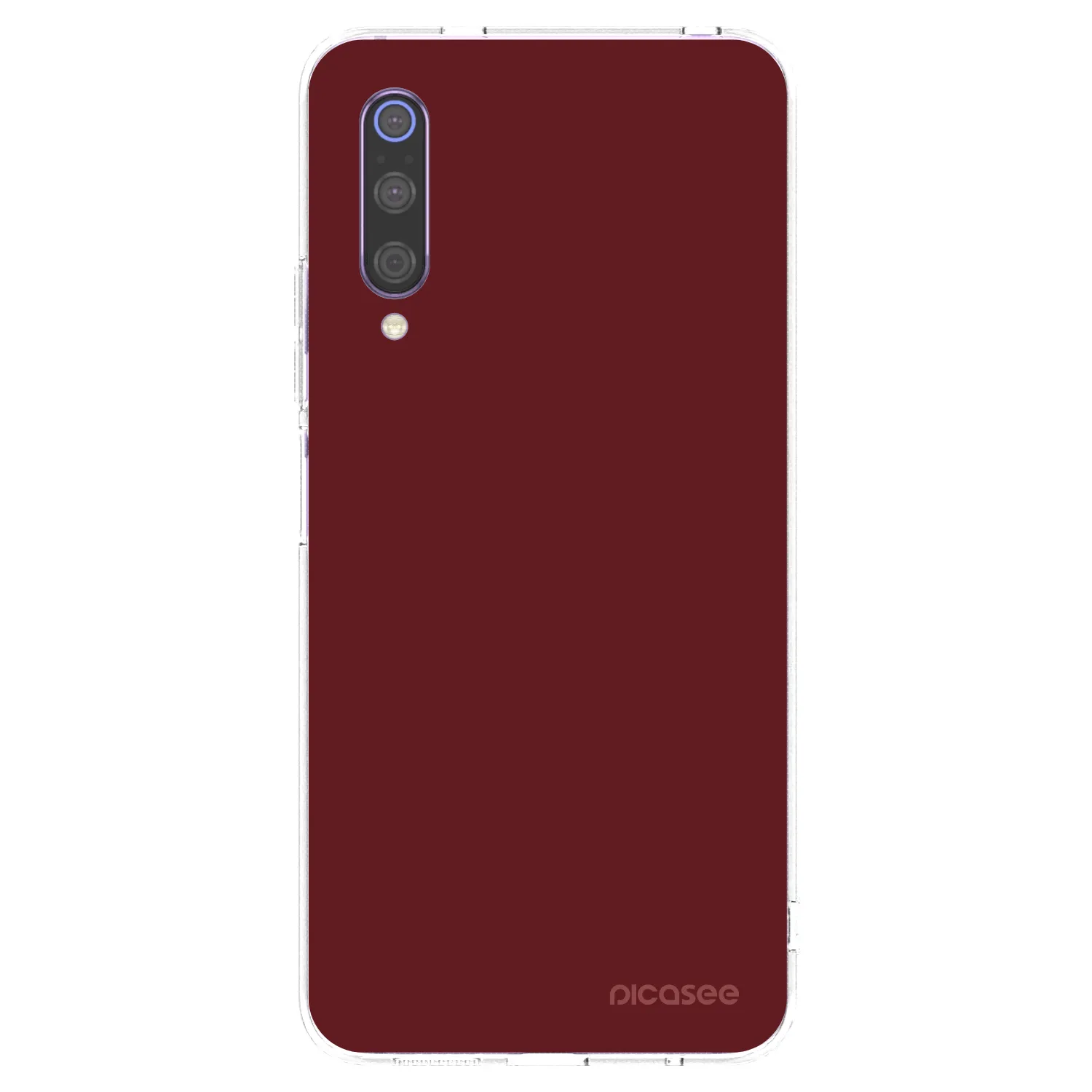 Picasee átlátszó szilikon tok az alábbi mobiltelefonokra Xiaomi Mi 9 - Red Bliss