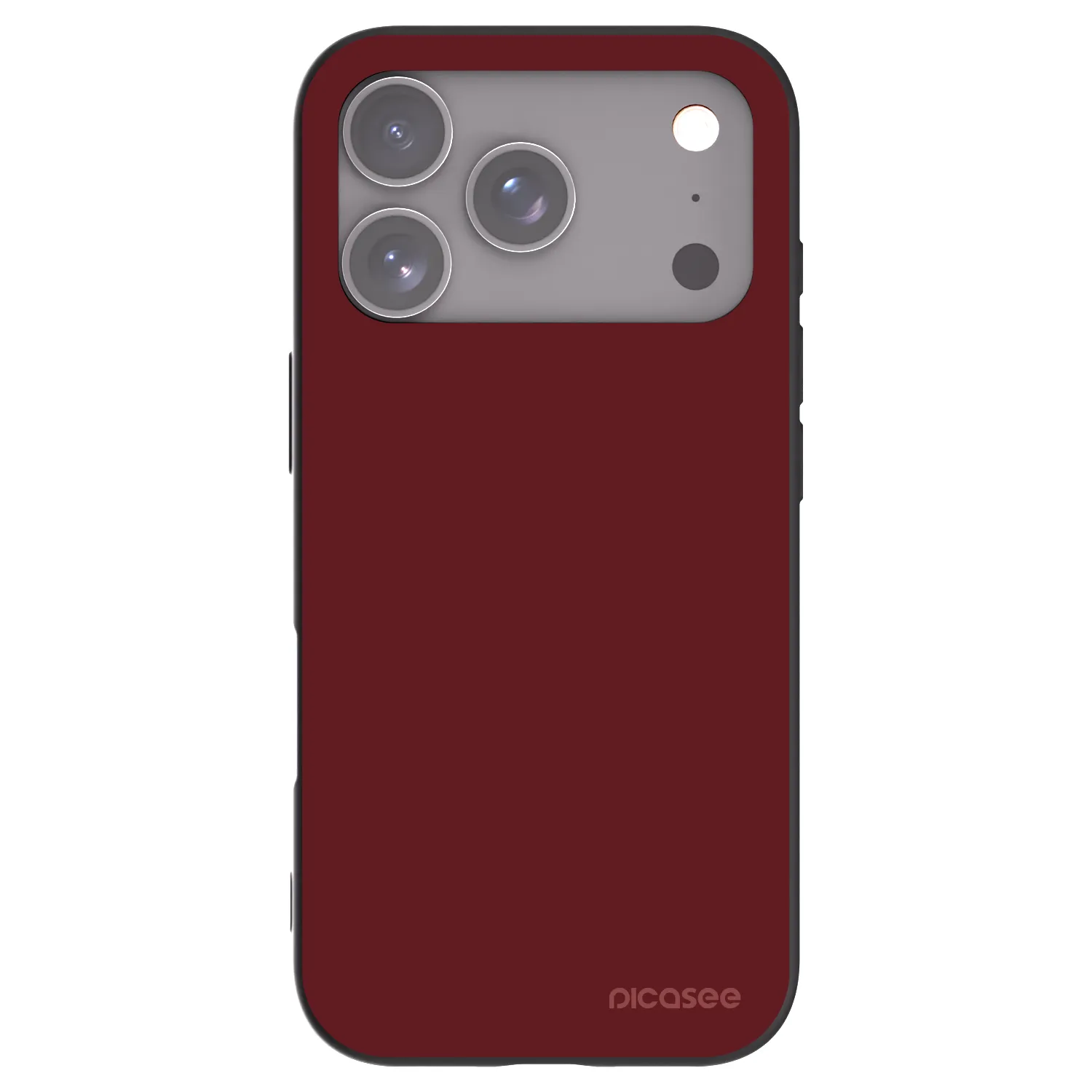 Picasee fekete szilikon tok az alábbi mobiltelefonokra Apple iPhone 17 Pro - Red Bliss