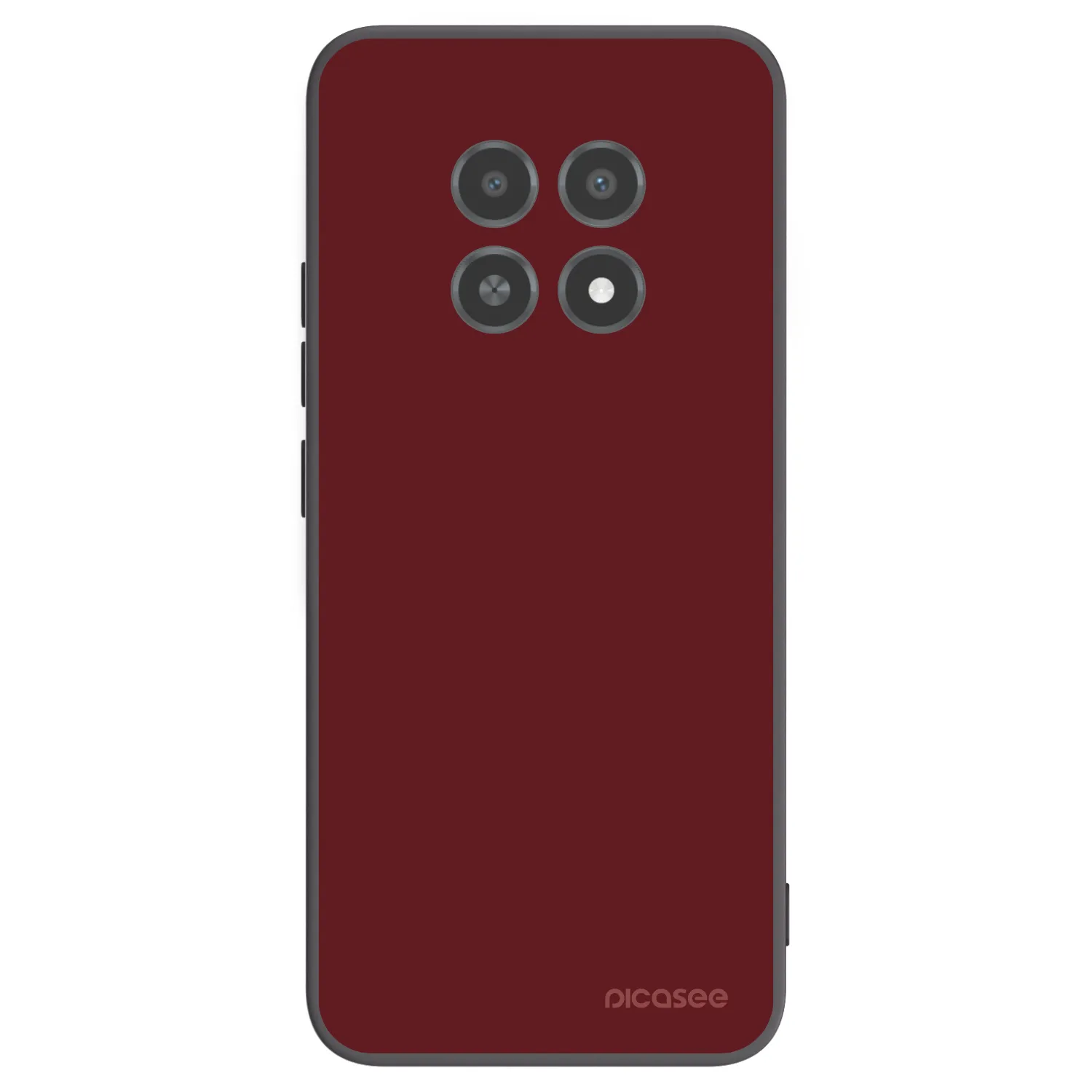 Picasee fekete szilikon tok az alábbi mobiltelefonokra Realme 12X - Red Bliss