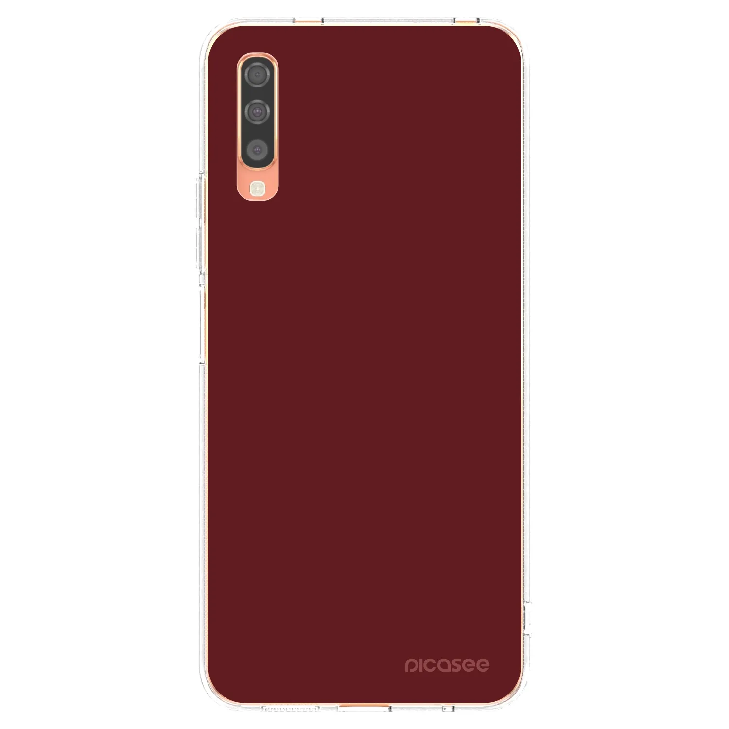Picasee átlátszó szilikon tok az alábbi mobiltelefonokra Samsung Galaxy A70 A705F - Red Bliss
