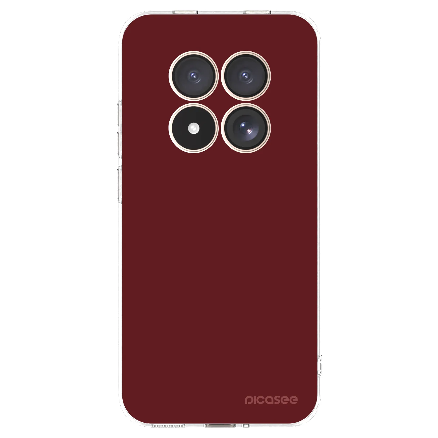 Picasee átlátszó szilikon tok az alábbi mobiltelefonokra Xiaomi Redmi Note 15 Pro 4G - Red Bliss