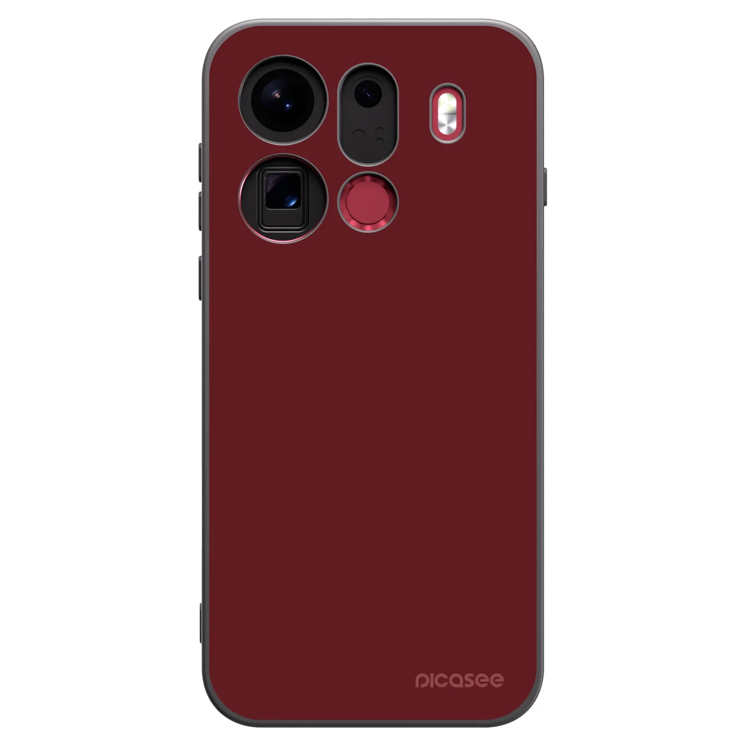 Picasee fekete szilikon tok az alábbi mobiltelefonokra OPPO Find X9 Pro - Red Bliss