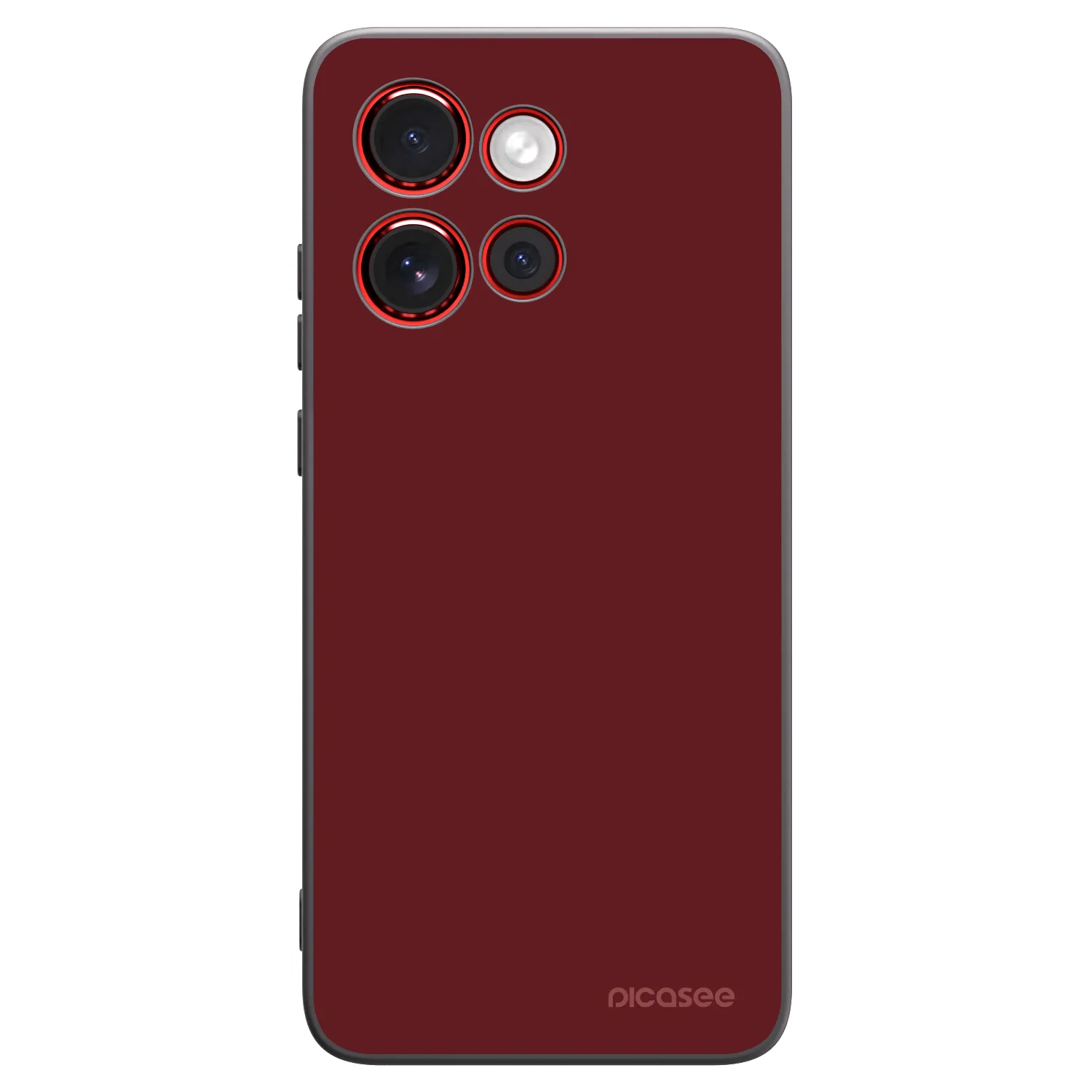 Picasee fekete szilikon tok az alábbi mobiltelefonokra Motorola Edge 60 Neo 5G - Red Bliss