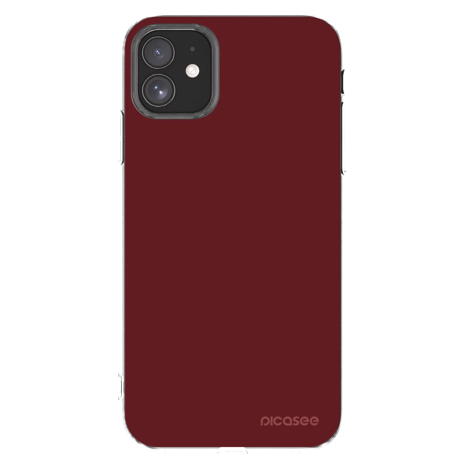 Picasee átlátszó szilikon tok az alábbi mobiltelefonokra Apple iPhone 11 - Red Bliss