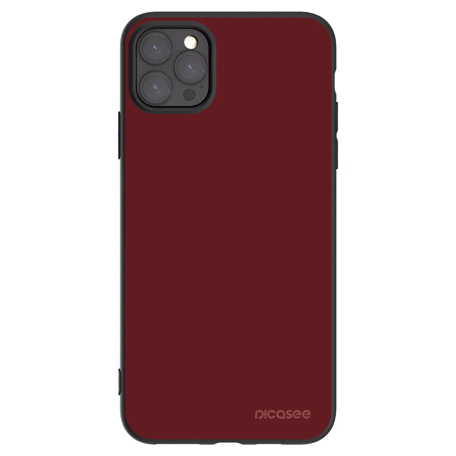 Picasee fekete szilikon tok az alábbi mobiltelefonokra Apple iPhone 11 Pro Max - Red Bliss