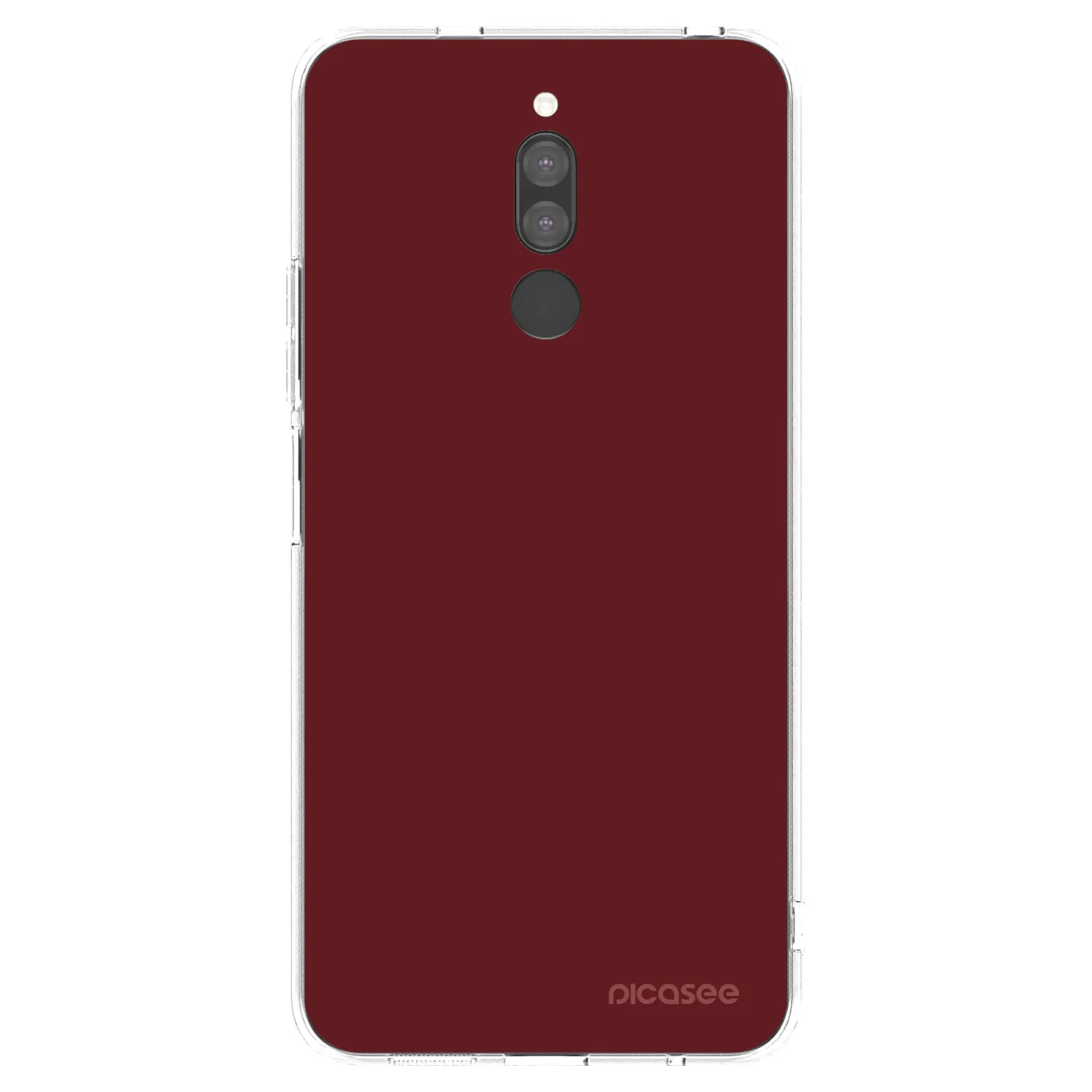 Picasee átlátszó szilikon tok az alábbi mobiltelefonokra Xiaomi Redmi 8 - Red Bliss
