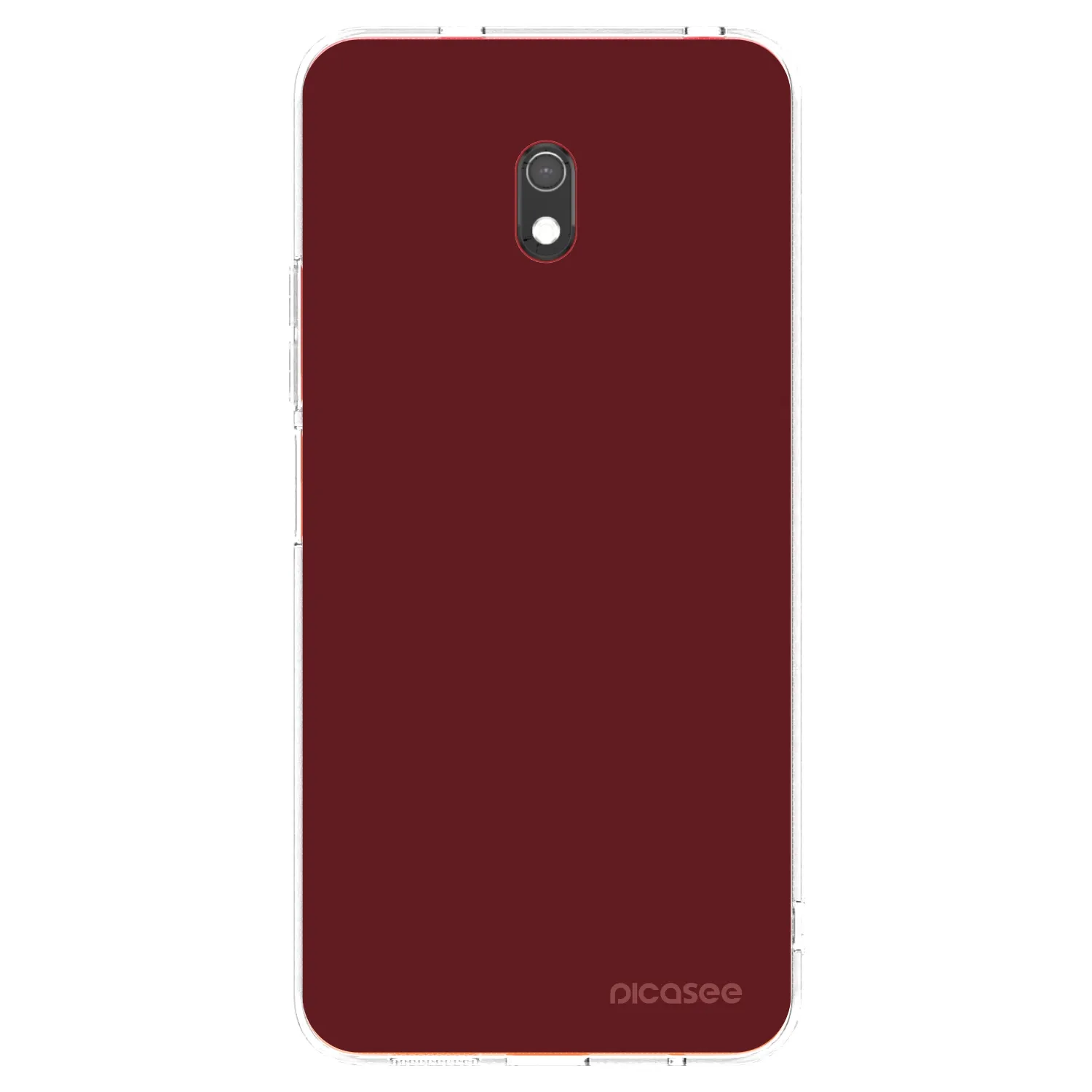 Picasee átlátszó szilikon tok az alábbi mobiltelefonokra Xiaomi Redmi 8A - Red Bliss
