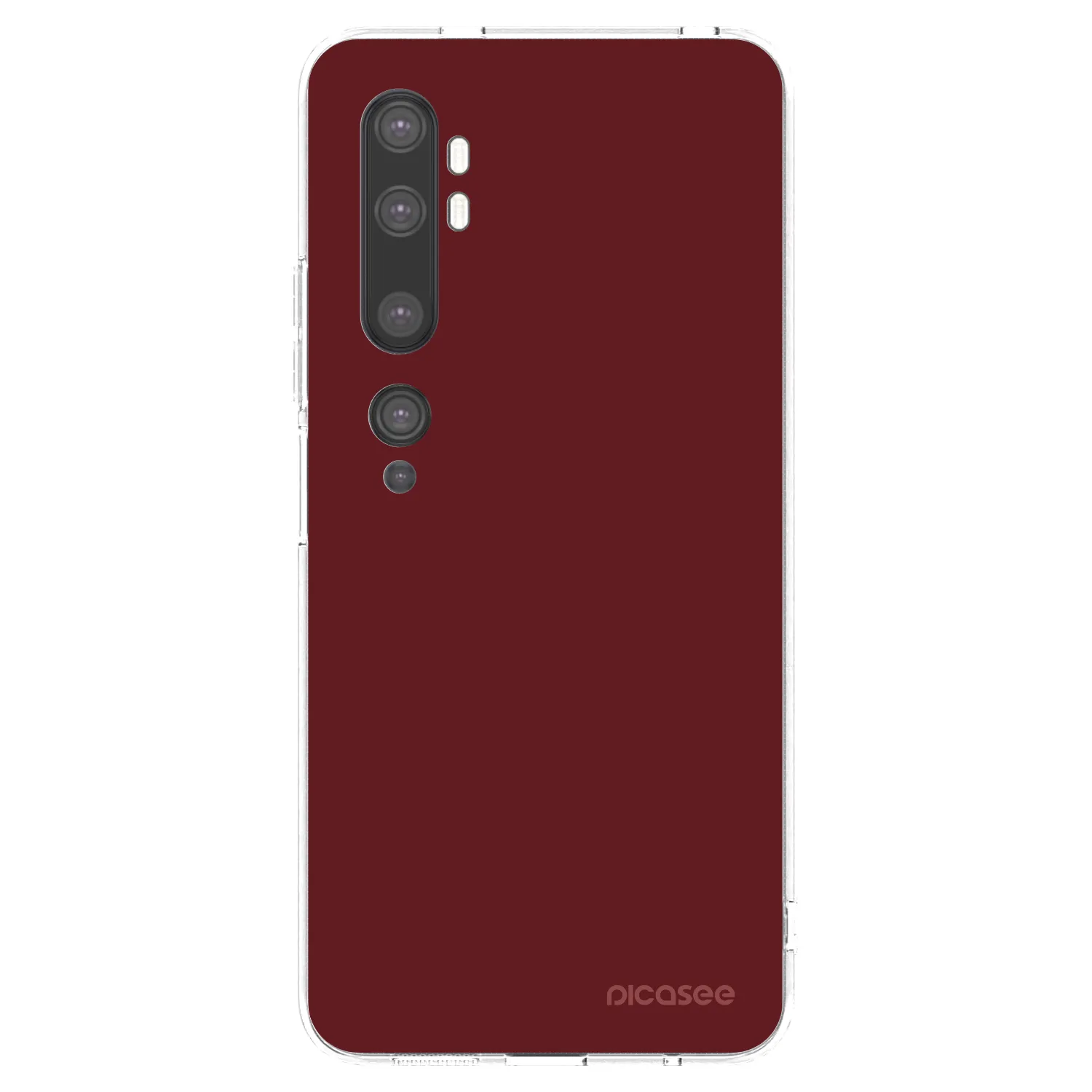 Picasee átlátszó szilikon tok az alábbi mobiltelefonokra Xiaomi Mi Note 10 (Pro) - Red Bliss