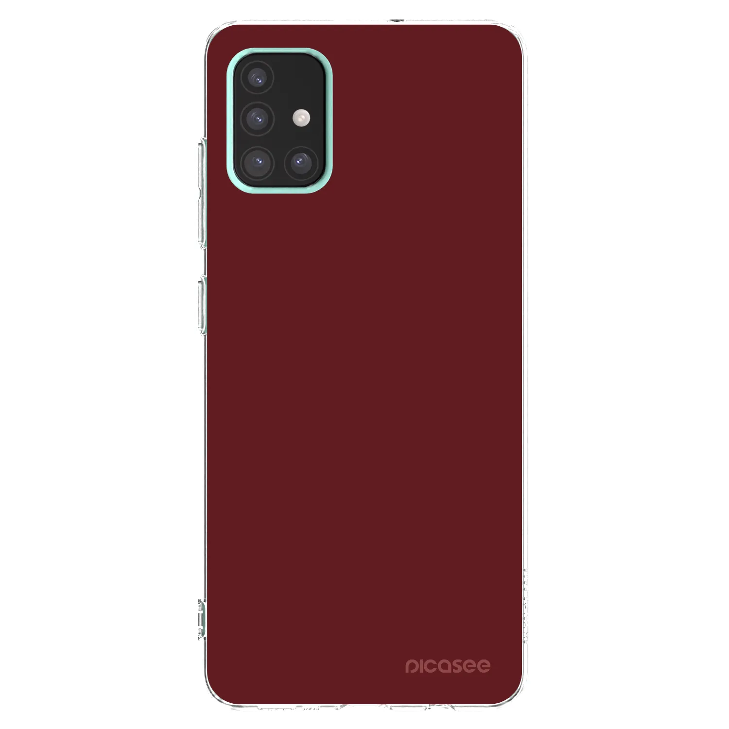 Picasee átlátszó szilikon tok az alábbi mobiltelefonokra Samsung Galaxy A51 A515F - Red Bliss