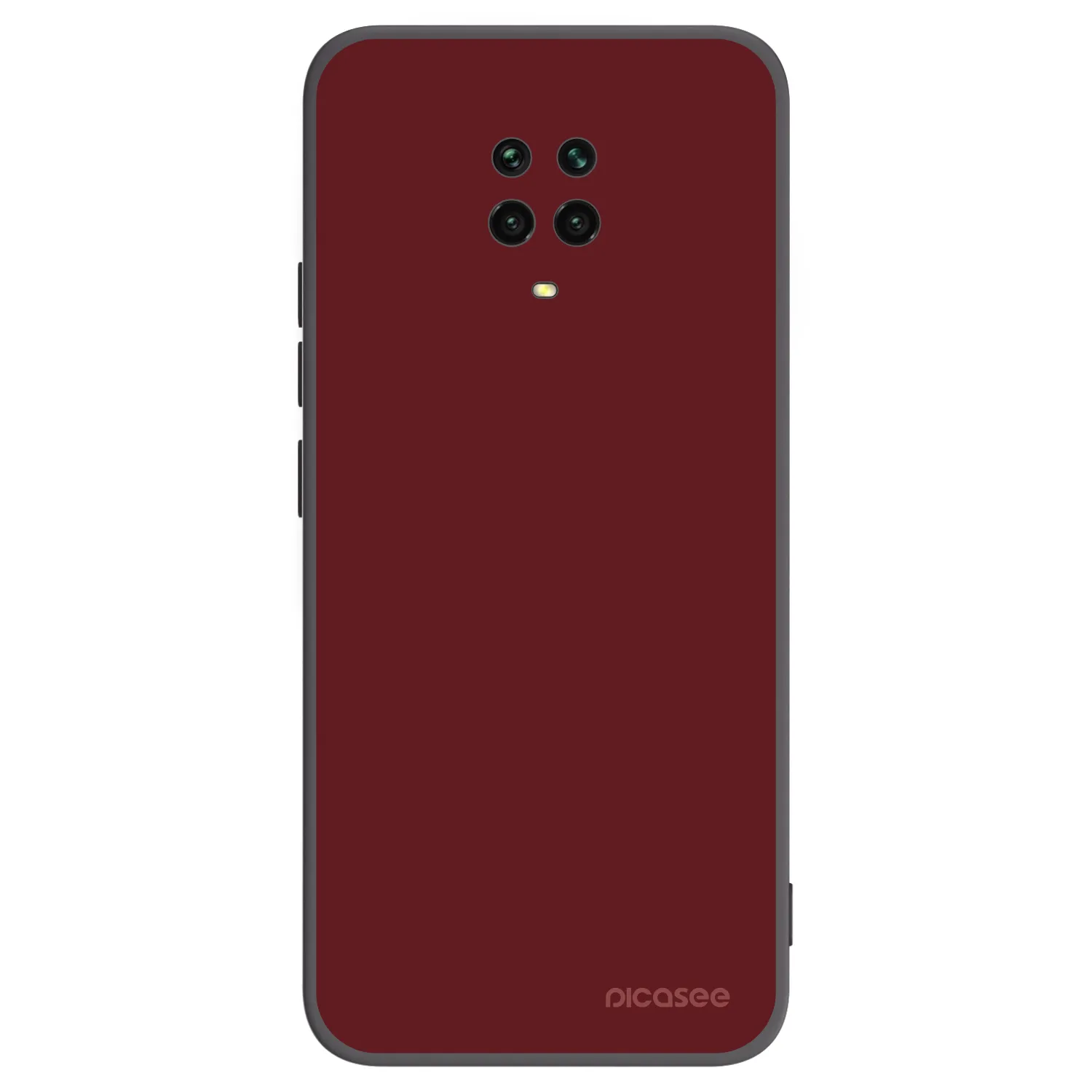 Picasee fekete szilikon tok az alábbi mobiltelefonokra Xiaomi Redmi Note 9 Pro - Red Bliss