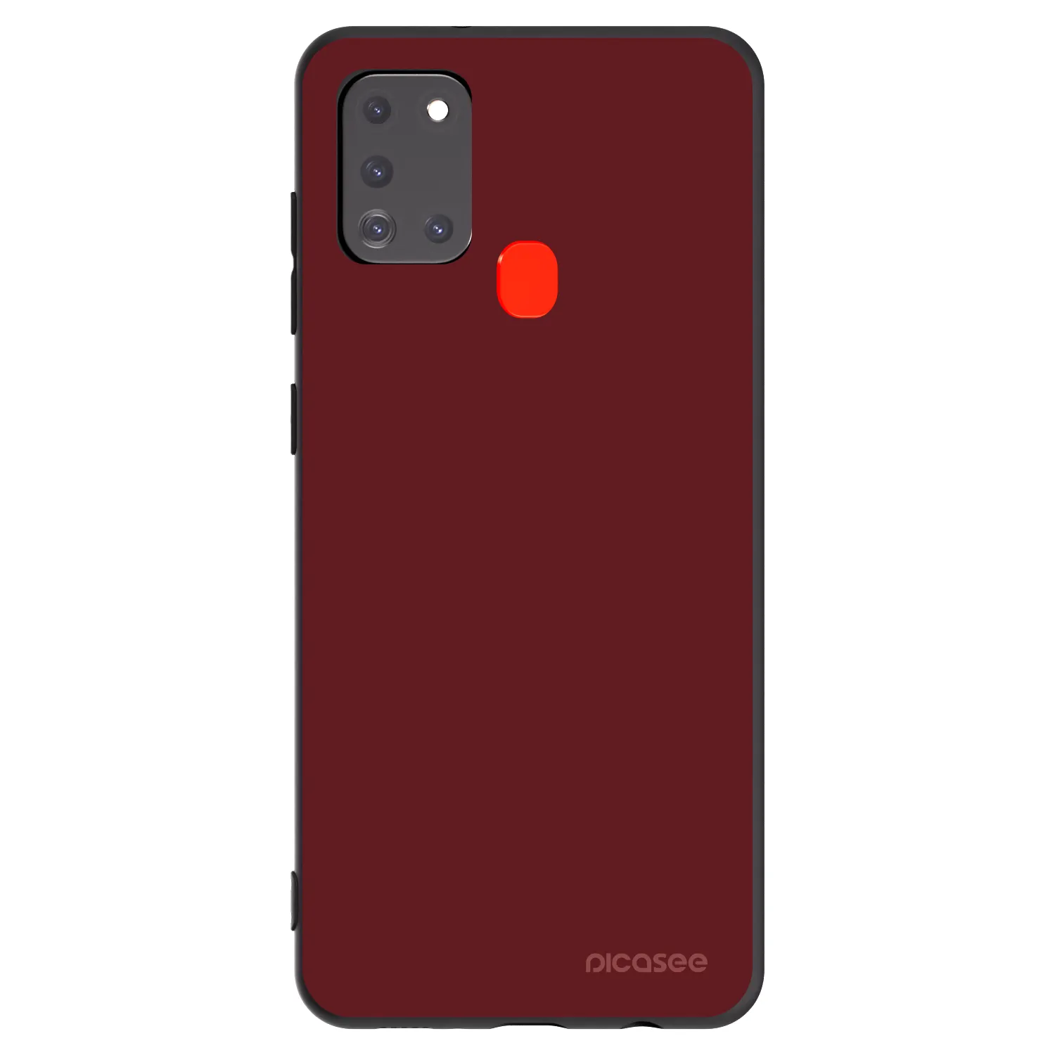 Picasee fekete szilikon tok az alábbi mobiltelefonokra Samsung Galaxy A21s - Red Bliss