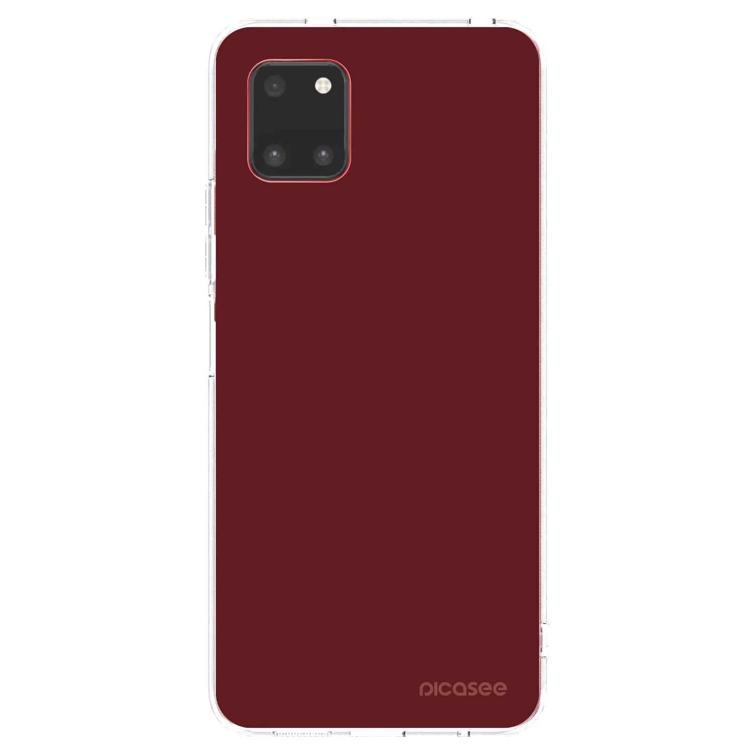 Picasee átlátszó szilikon tok az alábbi mobiltelefonokra Samsung Galaxy Note 10 Lite N770F - Red Bliss