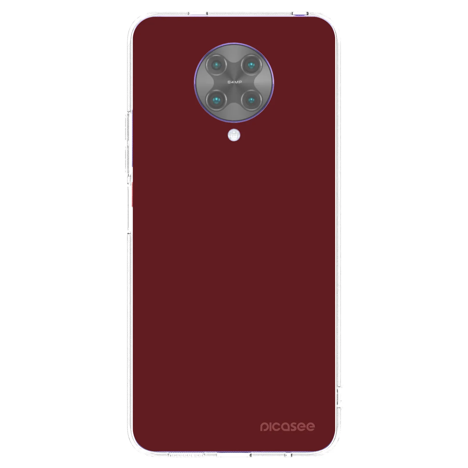Picasee átlátszó szilikon tok az alábbi mobiltelefonokra Xiaomi Poco F2 Pro - Red Bliss