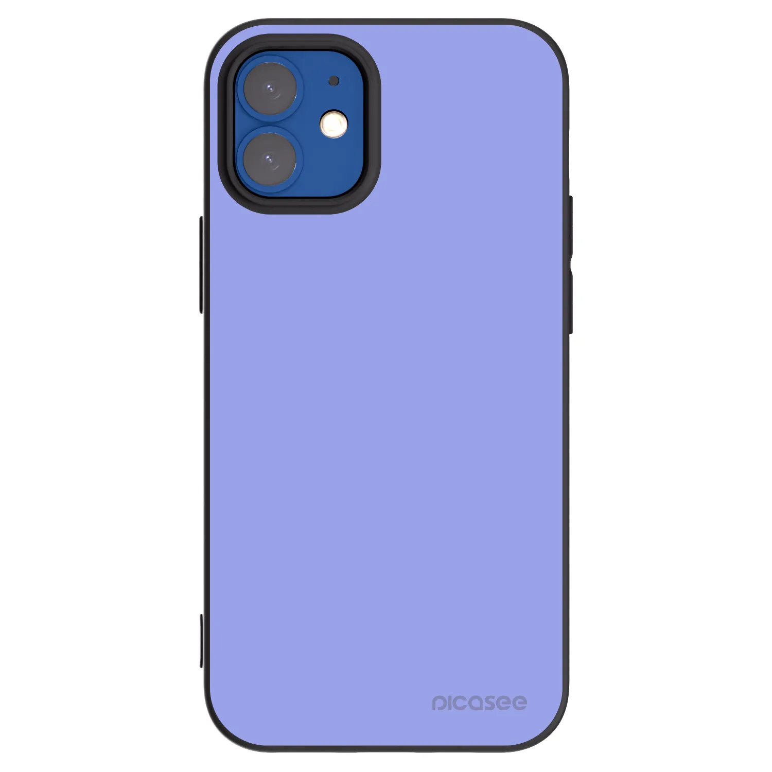 Picasee fekete szilikon tok az alábbi mobiltelefonokra Apple iPhone 12 mini - Sky Whisper