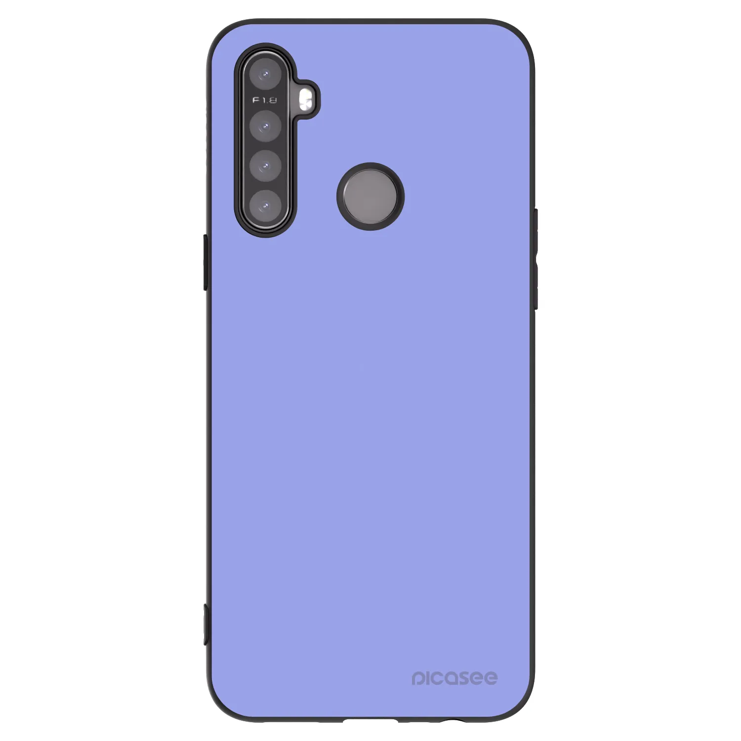 Picasee fekete szilikon tok az alábbi mobiltelefonokra Realme 5 - Sky Whisper