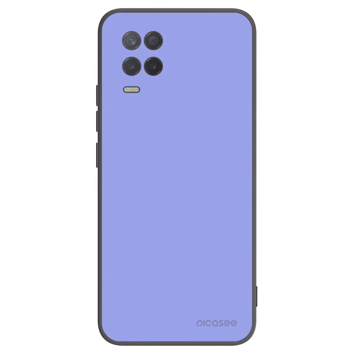 Picasee fekete szilikon tok az alábbi mobiltelefonokra Realme 8 5G - Sky Whisper