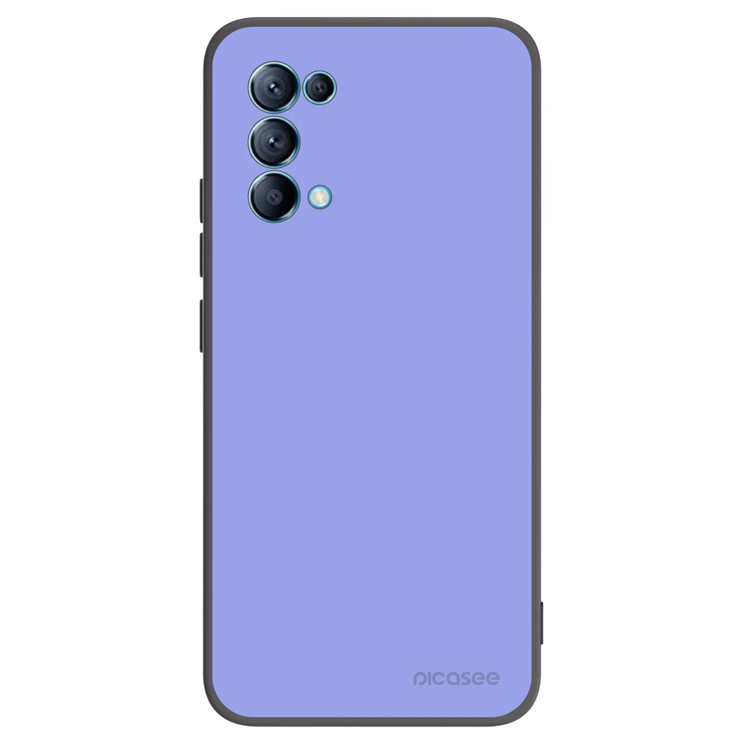 Picasee fekete szilikon tok az alábbi mobiltelefonokra OPPO Reno 5 5G - Sky Whisper