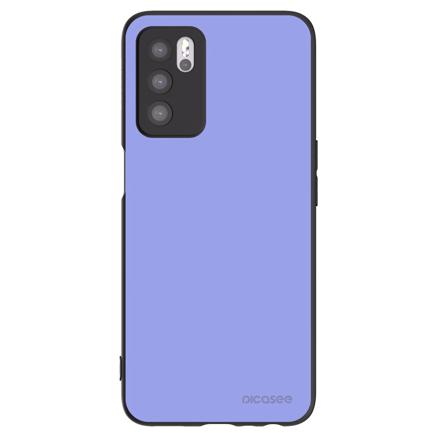 Picasee fekete szilikon tok az alábbi mobiltelefonokra OPPO A16s - Sky Whisper