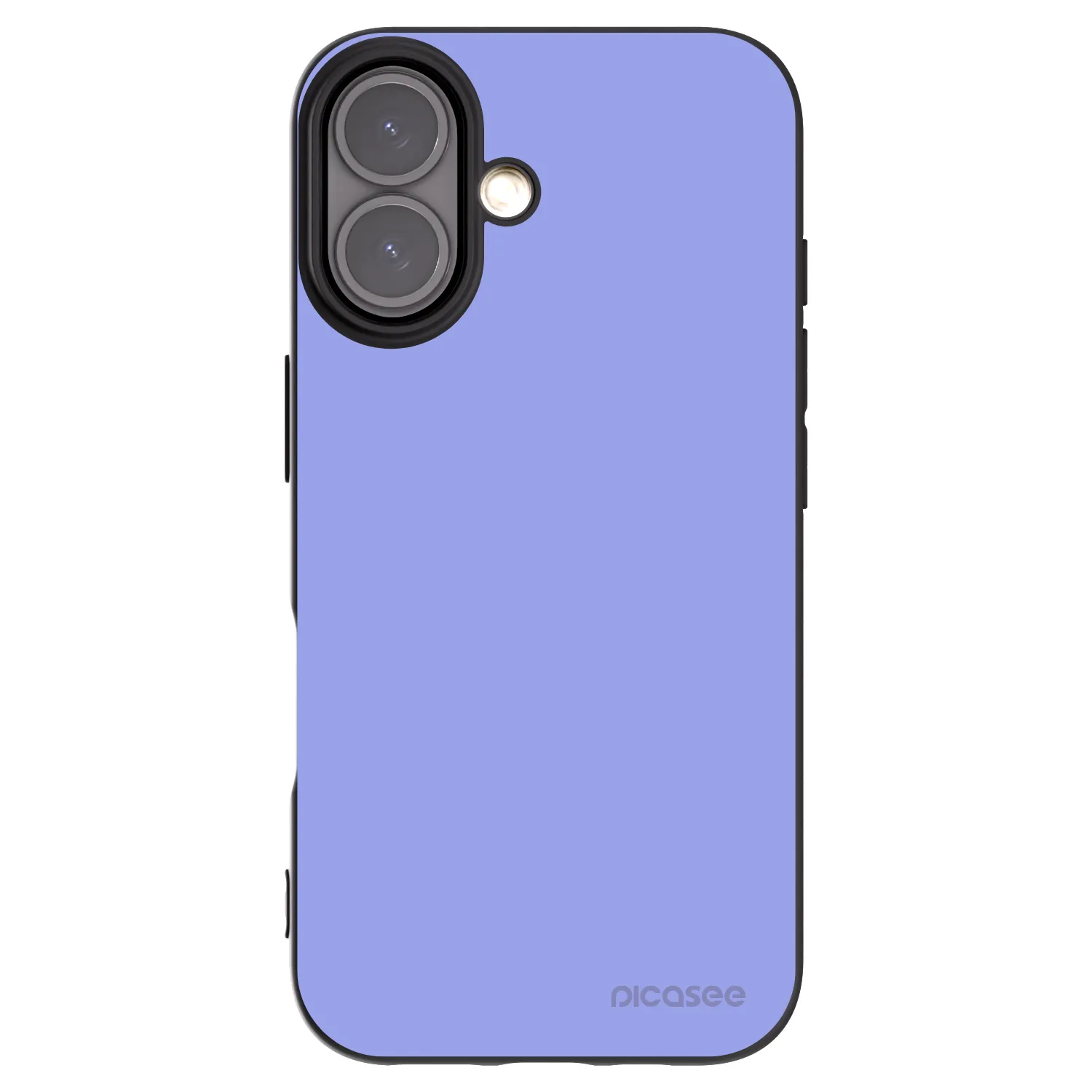 Picasee fekete szilikon tok az alábbi mobiltelefonokra Apple iPhone 16 - Sky Whisper