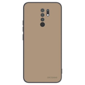 Picasee fekete szilikon tok az alábbi mobiltelefonokra Xiaomi Redmi 9 - Soft Sand