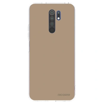 Picasee átlátszó szilikon tok az alábbi mobiltelefonokra Xiaomi Redmi 9 - Soft Sand
