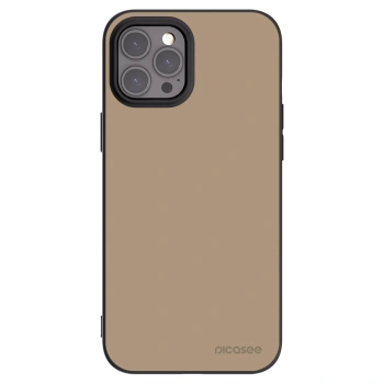 Picasee fekete szilikon tok az alábbi mobiltelefonokra Apple iPhone 12 Pro Max - Soft Sand