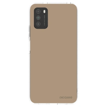 Picasee átlátszó szilikon tok az alábbi mobiltelefonokra Xiaomi Poco M3 - Soft Sand