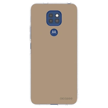 Picasee átlátszó szilikon tok az alábbi mobiltelefonokra Motorola Moto G9 Play - Soft Sand