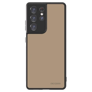 Szilikon tok erre a típusra Samsung Galaxy S21 Ultra 5G G998B - Soft Sand