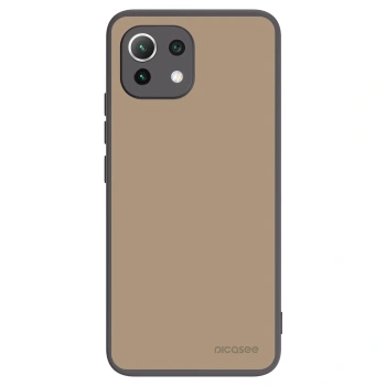 Picasee fekete szilikon tok az alábbi mobiltelefonokra Xiaomi Mi 11 Lite - Soft Sand