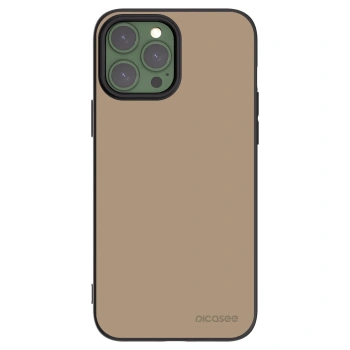 Picasee fekete szilikon tok az alábbi mobiltelefonokra Apple iPhone 13 Pro Max - Soft Sand