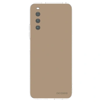 Picasee átlátszó szilikon tok az alábbi mobiltelefonokra Sony Xperia 10 IV 5G - Soft Sand