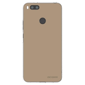 Picasee átlátszó szilikon tok az alábbi mobiltelefonokra Xiaomi Redmi A1 - Soft Sand