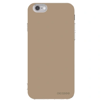 Picasee átlátszó szilikon tok az alábbi mobiltelefonokra Apple iPhone 6/6S - Soft Sand