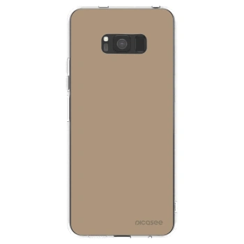 Picasee átlátszó szilikon tok az alábbi mobiltelefonokra Samsung Galaxy S8 G950F - Soft Sand
