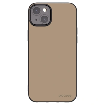 Picasee fekete szilikon tok az alábbi mobiltelefonokra Apple iPhone 15 Plus - Soft Sand