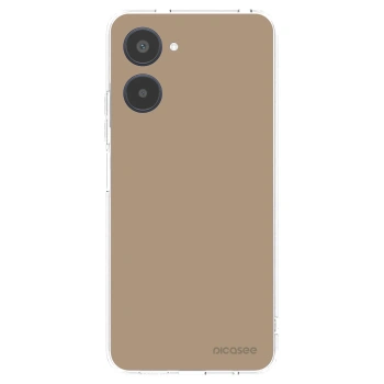 Picasee átlátszó szilikon tok az alábbi mobiltelefonokra Realme 10 4G - Soft Sand