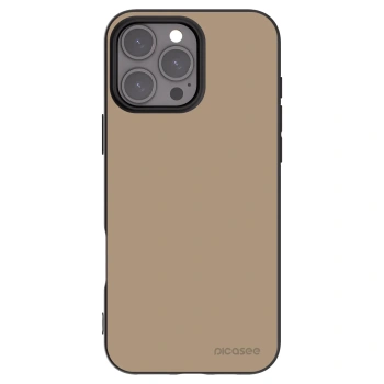 Picasee fekete szilikon tok az alábbi mobiltelefonokra Apple iPhone 16 Pro Max - Soft Sand