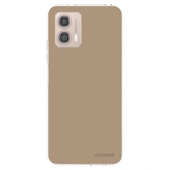 Picasee átlátszó szilikon tok az alábbi mobiltelefonokra Motorola Moto G53 5G - Soft Sand