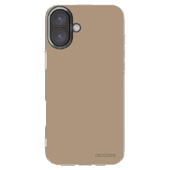 Picasee átlátszó szilikon tok az alábbi mobiltelefonokra Apple iPhone 16 Plus - Soft Sand