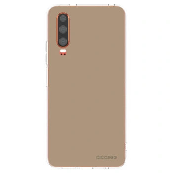 Picasee átlátszó szilikon tok az alábbi mobiltelefonokra Huawei P30 - Soft Sand